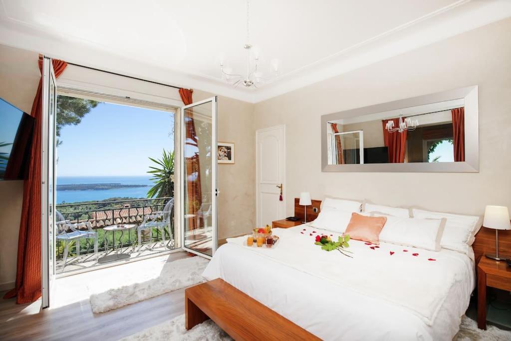 Le Castel Rose Super Cannes, Face Aux Iles De Lerins Vallauris Εξωτερικό φωτογραφία
